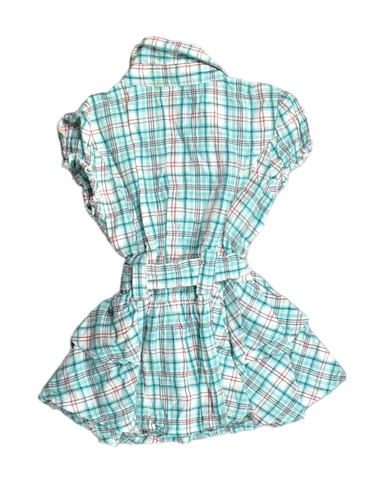 A Green Short Sleeve Dresses from Guess in size 2T for girl. (Back View)