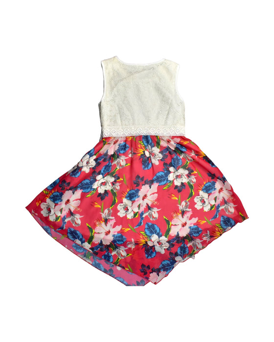 A White Sleeveless Dresses from Guess in size 12Y for girl. (Back View)