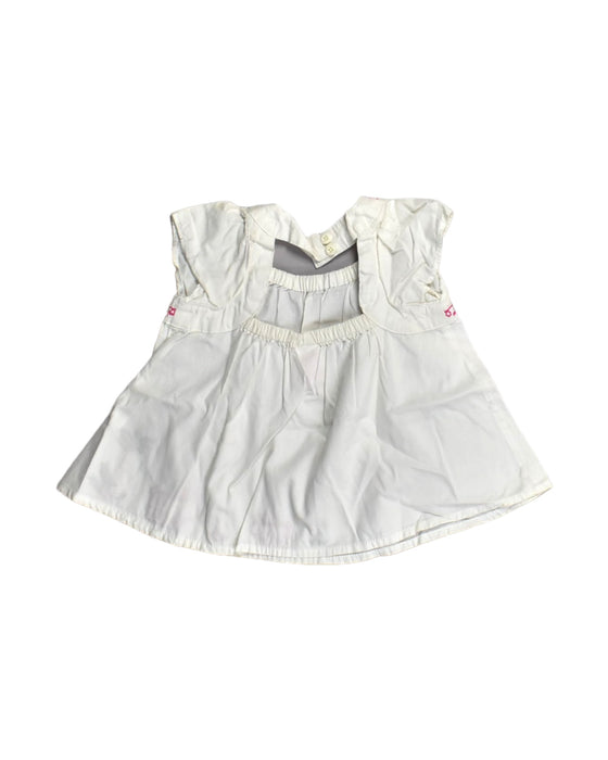 A White Short Sleeve Tops from Retykle in size 18-24M for girl. (Back View)
