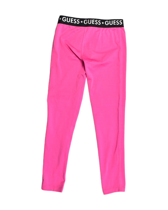 A Pink Leggings from Guess in size 8Y for girl. (Front View)