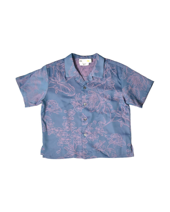 A Blue Shirts from Love Bonito in size 3T for boy. (Front View)