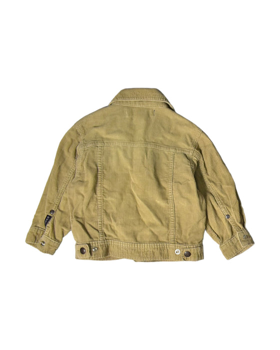 A Yellow Lightweight Jackets from Guess in size 2T for boy. (Back View)