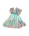 A Green Sleeveless Dresses from Monsoon in size 4T for girl. (Front View)