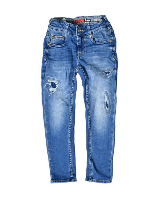 A Blue Jeans from Vingino in size 6T for boy. (Front View)