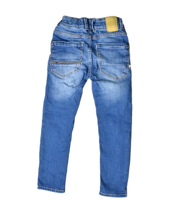 A Blue Jeans from Vingino in size 6T for boy. (Back View)