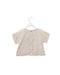 A Beige Short Sleeve Tops from Baby Shelter in size 12-18M for girl. (Back View)