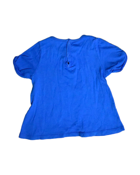 A Blue Short Sleeve Tops from Petit Bateau in size 3T for girl. (Back View)
