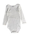 A White Long Sleeve Bodysuits from Petit Bateau in size 18-24M for neutral. (Front View)