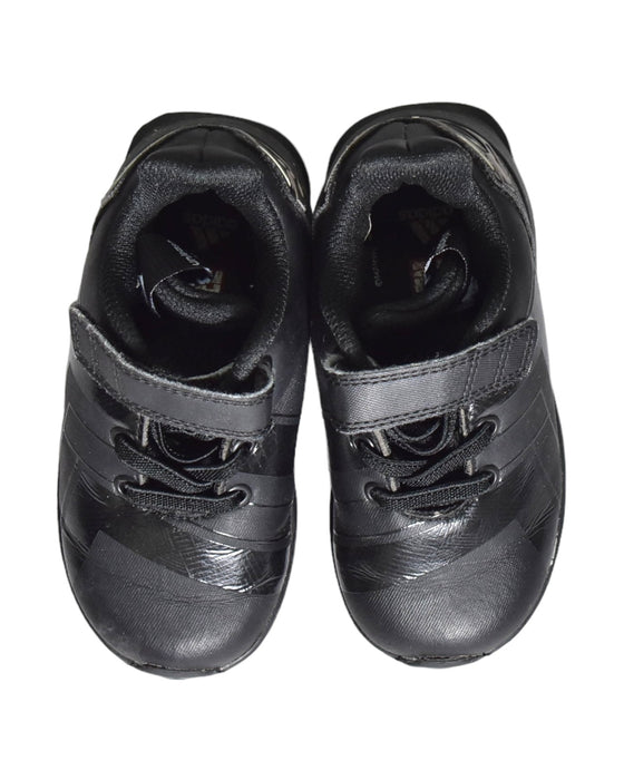 A Black Sneakers from Adidas in size 18-24M for boy. (Back View)