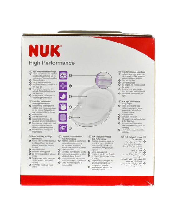 A White Bras from Nuk in size O/S for maternity. (Back View)