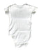 A White Short Sleeve Bodysuits from Petit Lem in size Newborn for boy. (Back View)