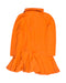 A Orange Long Sleeve Dresses from Polo Ralph Lauren in size 5T for girl. (Back View)