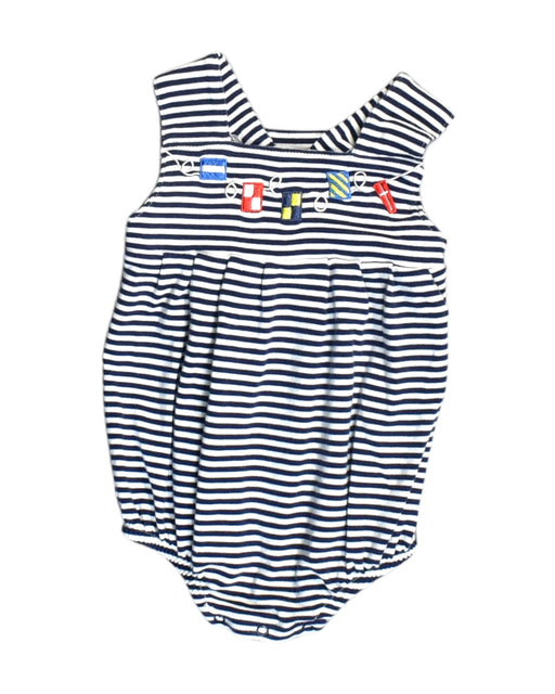 A Black Sleeveless Bodysuits from The Beaufort Bonnet Company in size 3-6M for girl. (Front View)