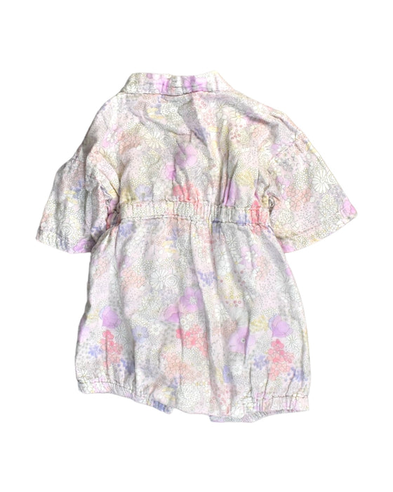 A Multicolour Short Sleeve Rompers from Mimi Mono in size 12-18M for girl. (Back View)