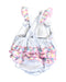 A White Sleeveless Bodysuits from Classic Whimsy in size 6-12M for girl. (Back View)