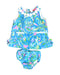 A Blue Dress Sets from Lilly Pulitzer in size 3-6M for girl. (Front View)