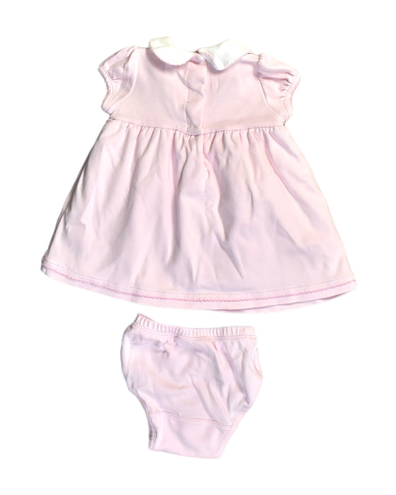 A Pink Dress Sets from Magnolia Baby in size 3-6M for girl. (Back View)