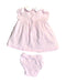 A Pink Dress Sets from Magnolia Baby in size 3-6M for girl. (Back View)