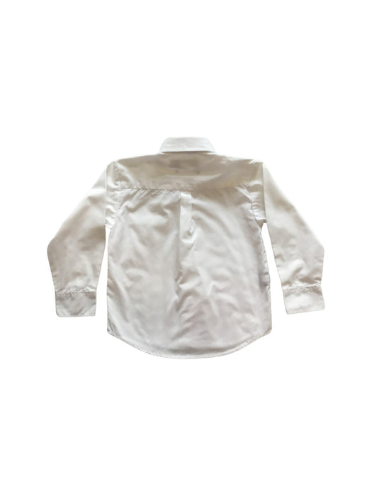 A White Long Sleeve Shirts from Nautica in size 5T for boy. (Back View)