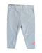 A Blue Leggings from Nike in size 3-6M for girl. (Front View)