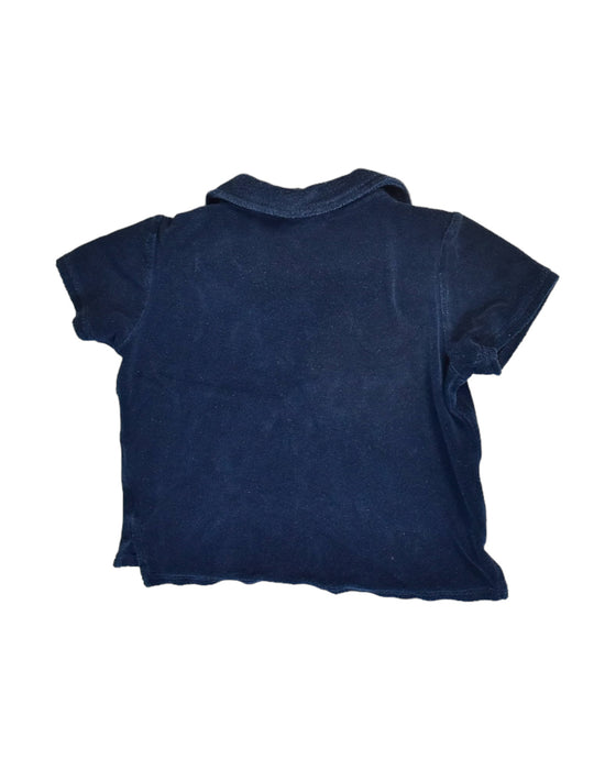 A Blue Short Sleeve Polos from Minnow in size 7Y for boy. (Back View)