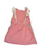 A Pink Short Sleeve Dresses from Chateau de Sable in size 3T for girl. (Back View)