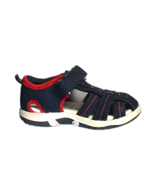 A Blue Sandals from Chicco in size 12-18M for boy. (Front View)