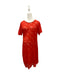 A Red Short Sleeve Dresses from Bove in size M for maternity. (Back View)