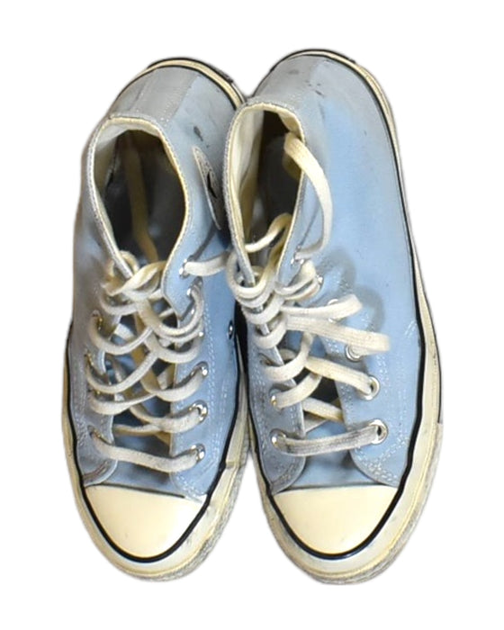 A Blue Sneakers from Converse in size 12Y for boy. (Back View)