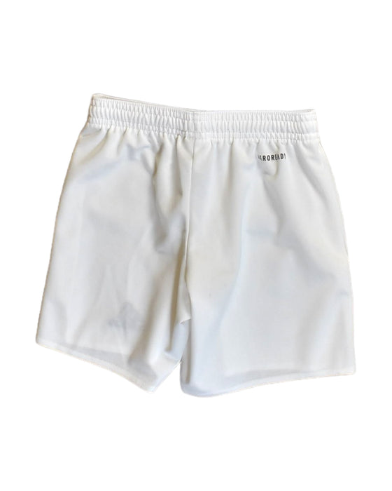 A White Shorts from Adidas in size 6T for boy. (Back View)
