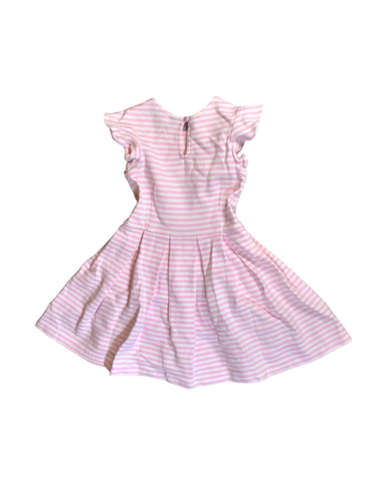 A Pink Sleeveless Dresses from Polo Ralph Lauren in size 4T for girl. (Back View)