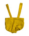 A Yellow Overall Shorts from Gocco in size 12-18M for girl. (Back View)