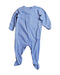 A Blue Onesies from Petit Bateau in size 6-12M for boy. (Back View)