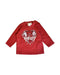 A Red Long Sleeve T Shirts from Kenzo in size 12-18M for boy. (Front View)