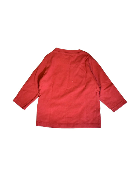 A Red Long Sleeve T Shirts from Kenzo in size 12-18M for boy. (Back View)