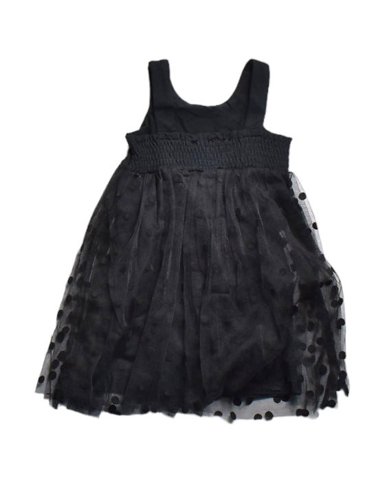 A Black Sleeveless Dresses from DKNY in size 12-18M for girl. (Back View)
