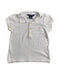A White Short Sleeve Polos from Ralph Lauren in size 4T for girl. (Front View)