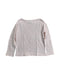 A Pink Long Sleeve Tops from Petit Bateau in size 3T for girl. (Back View)