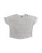 A White Short Sleeve T Shirts from Petit Bateau in size 4T for girl. (Front View)