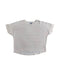 A White Short Sleeve T Shirts from Petit Bateau in size 4T for girl. (Front View)