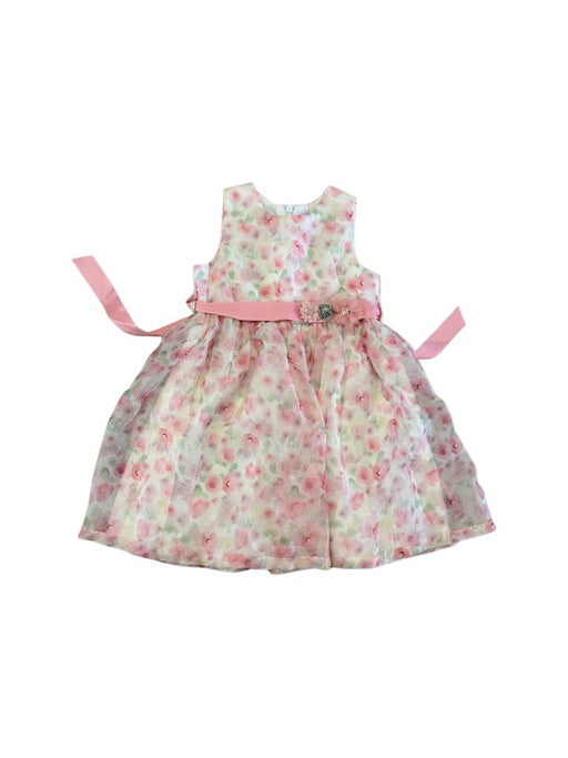 A Pink Sleeveless Dresses from Pink Heart in size 2T for girl. (Front View)