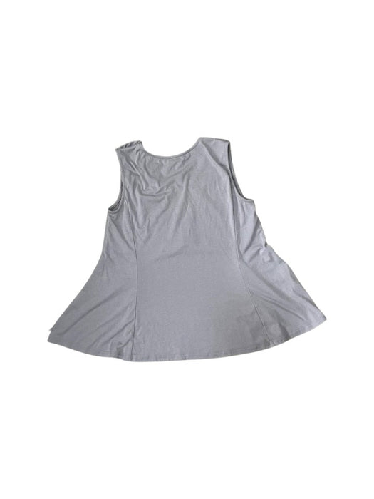 A Grey Sleeveless Shirts from Mothercot in size M for maternity. (Back View)