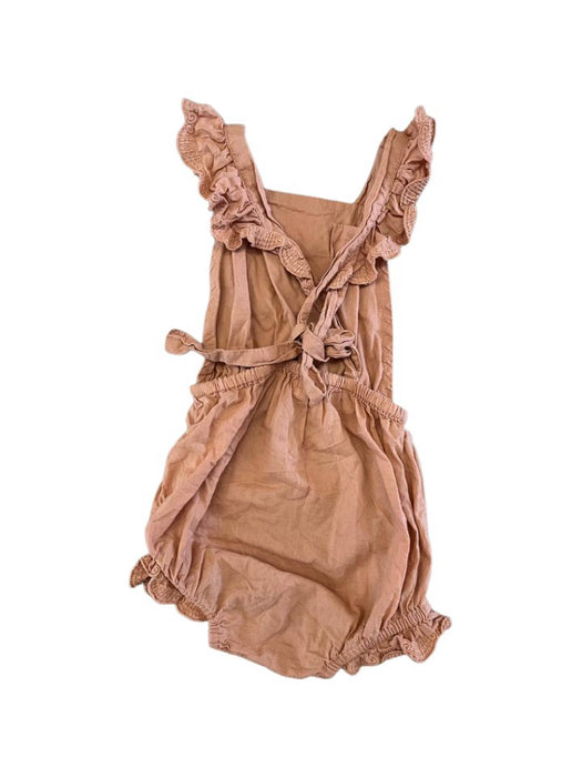 A Brown Sleeveless Rompers from Jamie Kay in size 12-18M for girl. (Back View)