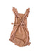 A Brown Sleeveless Rompers from Jamie Kay in size 12-18M for girl. (Back View)