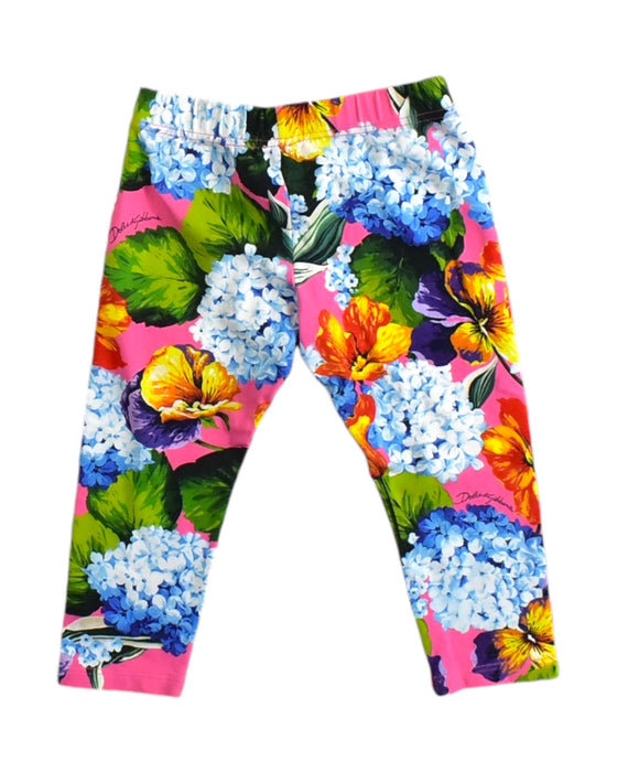 A Multicolour Leggings from Dolce & Gabbana in size 3T for girl. (Back View)