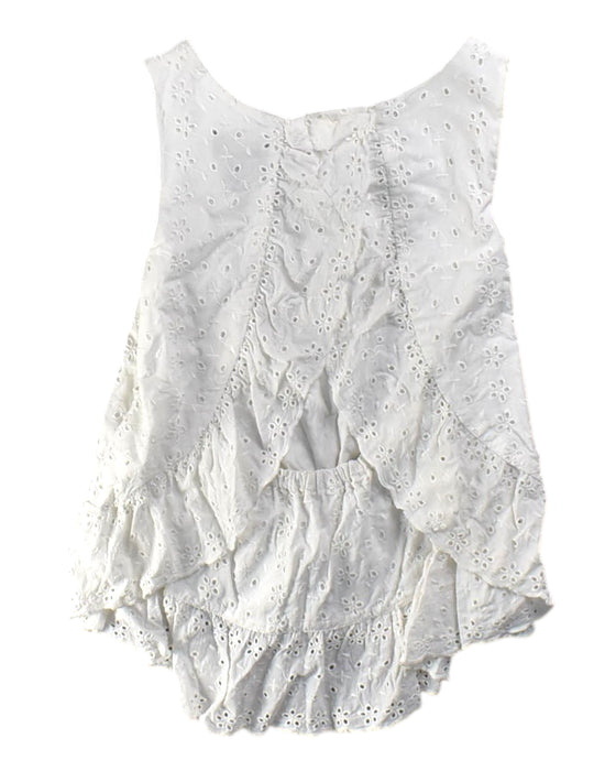 A White Sleeveless Tops from Polo Ralph Lauren in size 10Y for girl. (Back View)