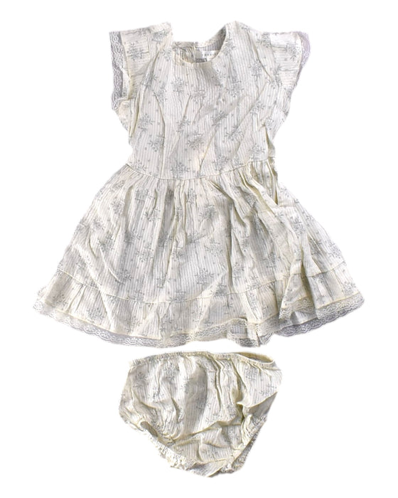 A White Dress Sets from Noralee in size 2T for girl. (Front View)