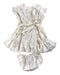 A White Dress Sets from Noralee in size 2T for girl. (Back View)