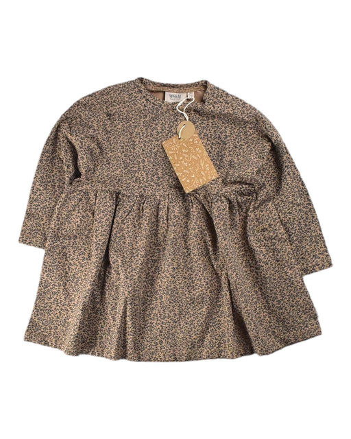 A Brown Long Sleeve Dresses from Wheat in size 2T for girl. (Front View)