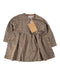 A Brown Long Sleeve Dresses from Wheat in size 2T for girl. (Front View)